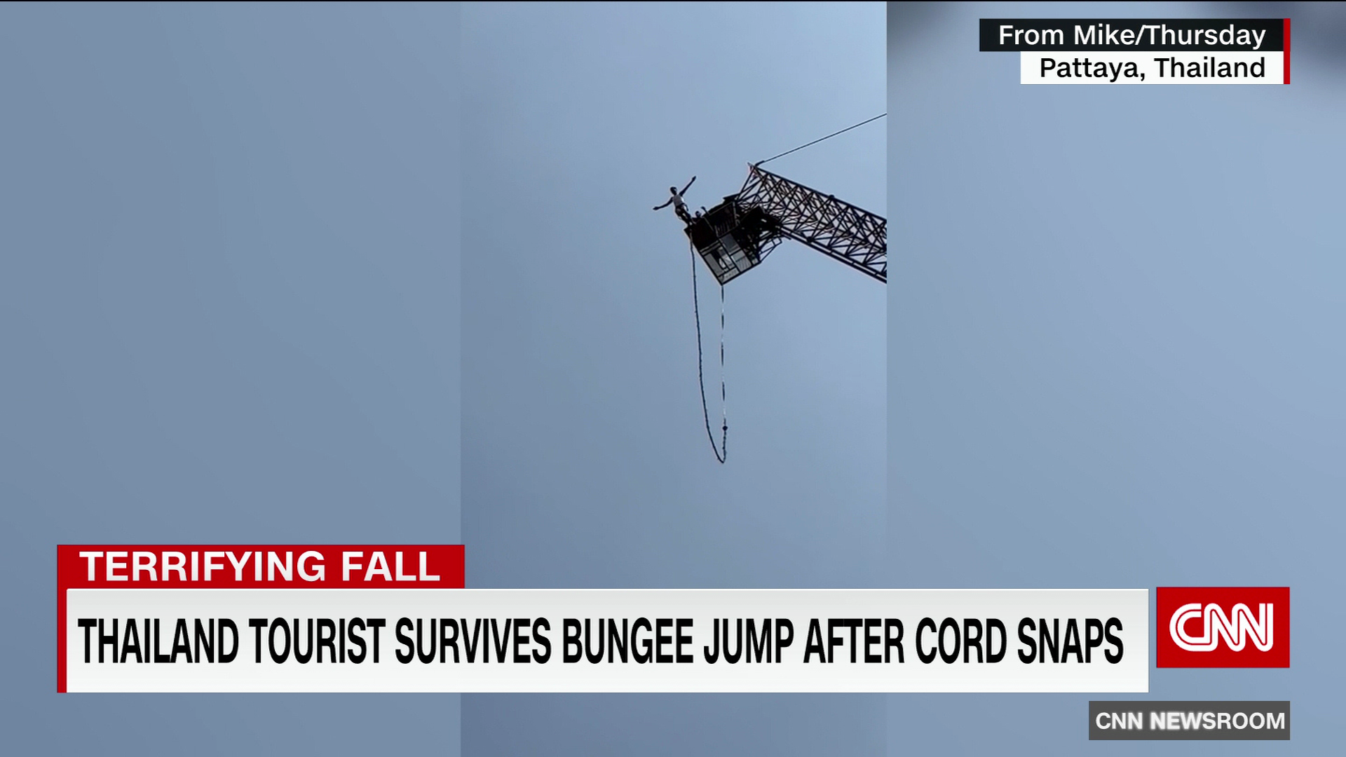 Tourist survives terrifying fall after bungee cord snaps mid-plunge -  National