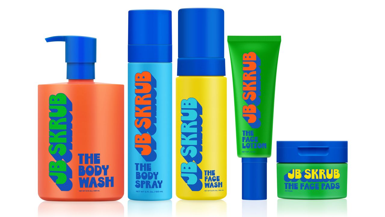 Launched in January, JB SKRUB is a line of skin and body care products for tween and teen boys.