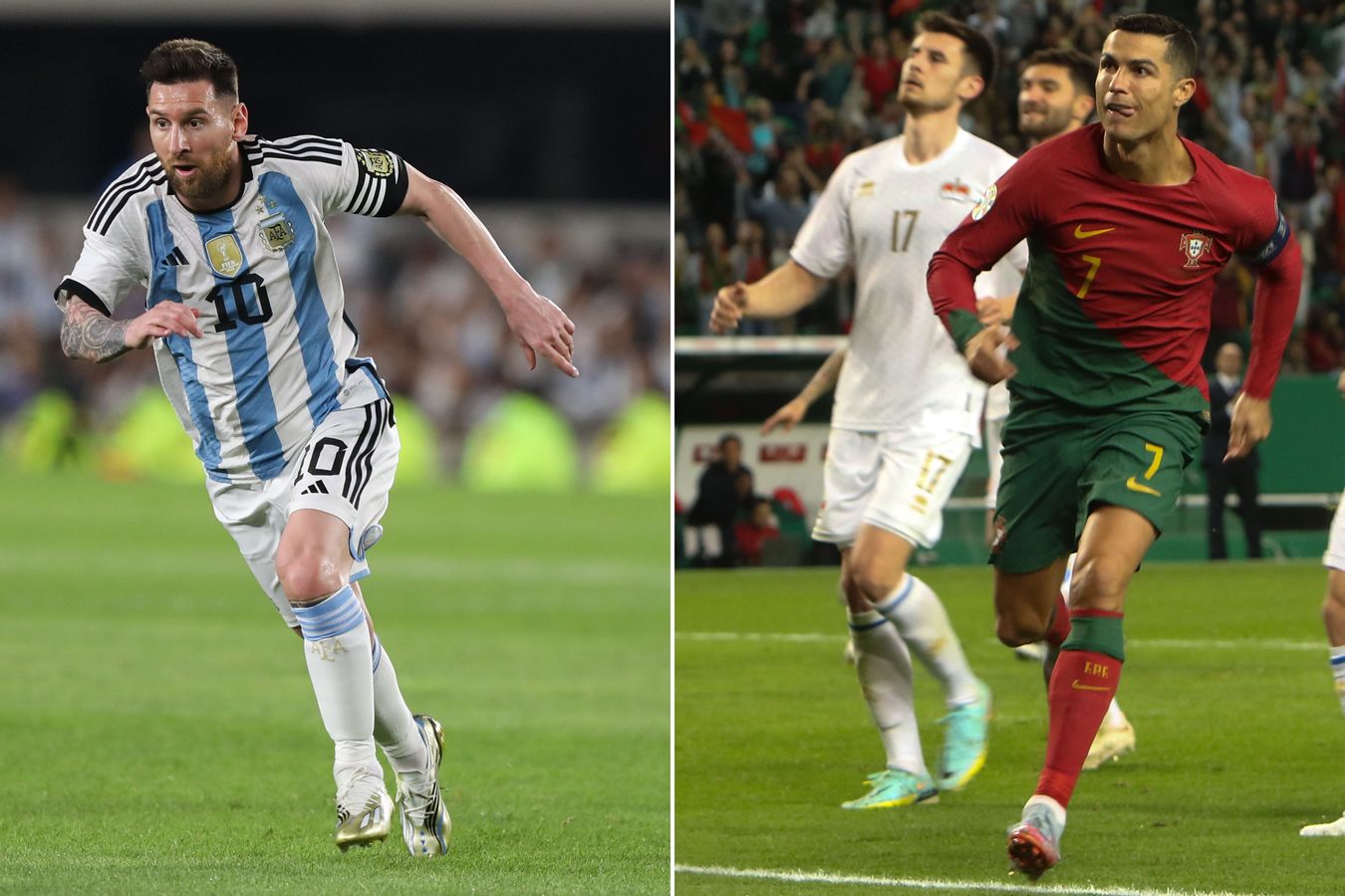 Lionel Messi and Cristiano Ronaldo score to reach historic ...