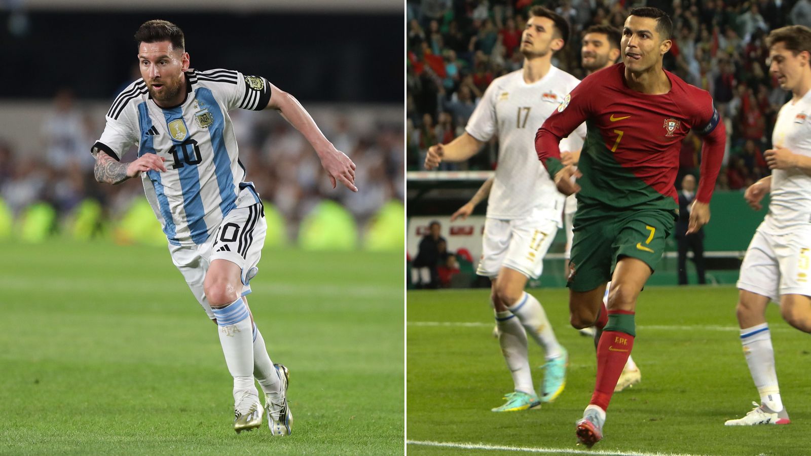 Lionel Messi and Cristiano Ronaldo score to reach historic landmarks