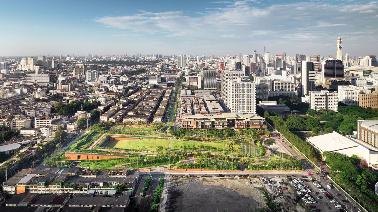 Chulalongkorn Centenary Park in Bangkok.