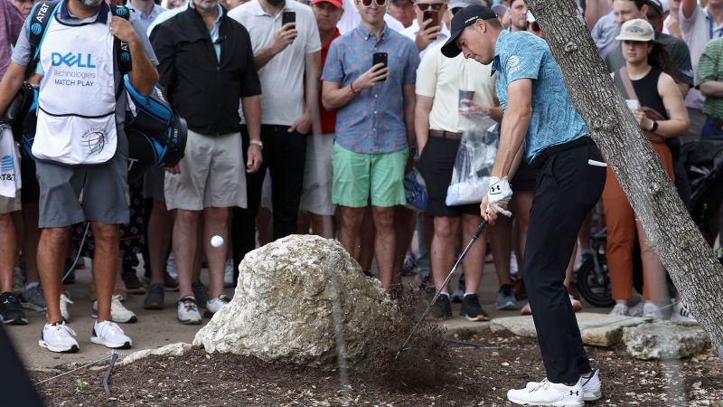 ‘Thank you Jordan for hitting me’: Jordan Spieth’s ball hits two fans and breaks a phone at Dell Match Play | CNN