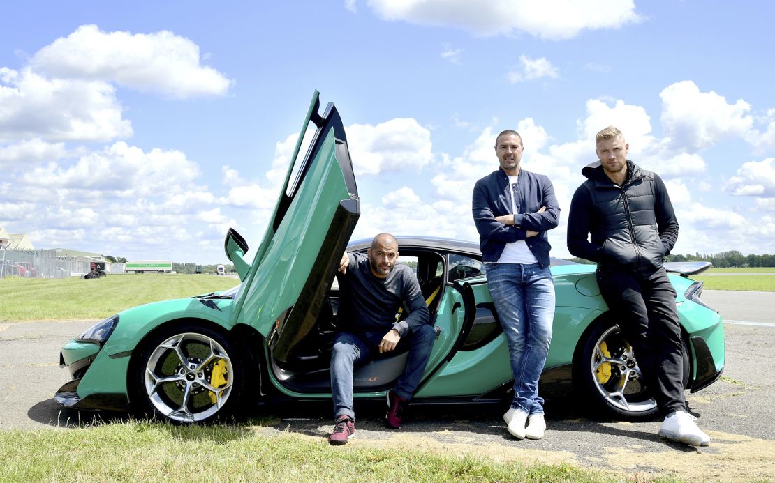 Flintoff (R) has been a host of the BBC's "Top Gear" since 2019.