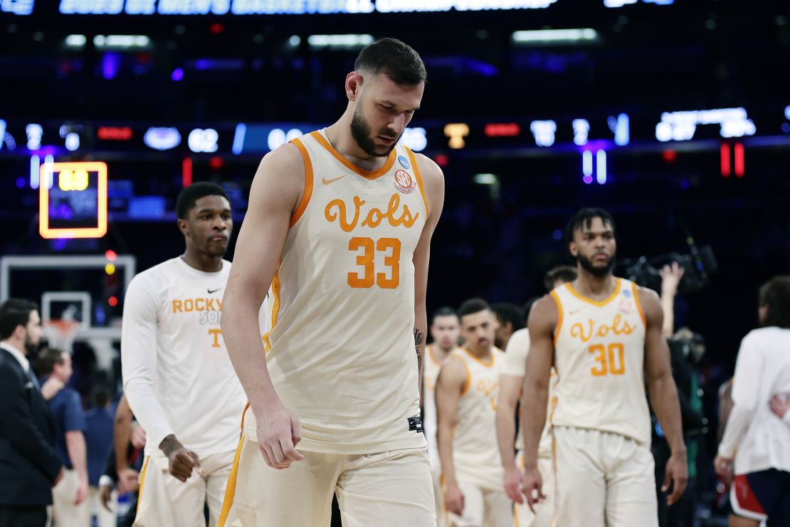 Tennessee were favorites going into the game against FAU but crashed out of the competition. 