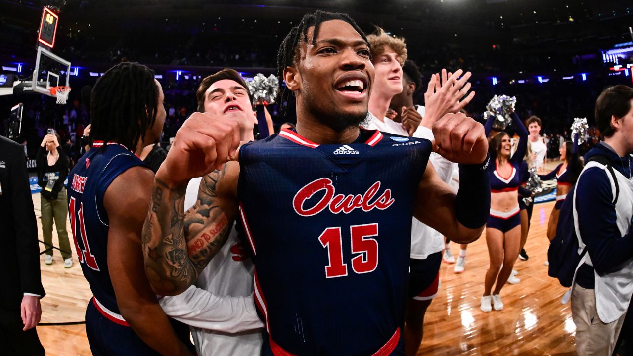 The Florida Atlantic Owls upset the Tennessee Volunteers during the Sweet 16 of the 2023 NCAA men's tournament.