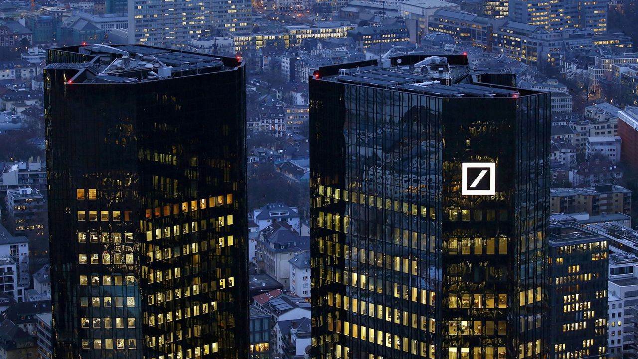 Germany's Deutsche Bank is photographed early evening in Frankfurt, Germany, January 26, 2016.