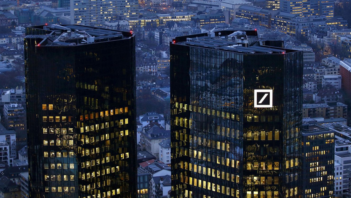 Germany's Deutsche Bank is photographed early evening in Frankfurt, Germany, January 26, 2016.