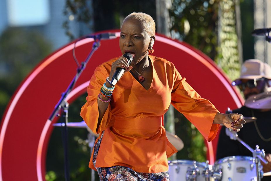 Angelique Kidjo is one of three 2023 recipients of the Polar Music Prize. The Beninese singer-songwriter (pictured here performing in September 2022) becomes just the third African artist to win the prize since it began in 1992.