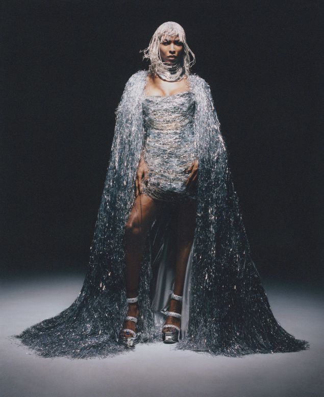 "Summer Renaissance" is the silver-fringed disco finale, complete with a wig and cape, for the track that samples the iconic Donna Summer song "I Feel Love."