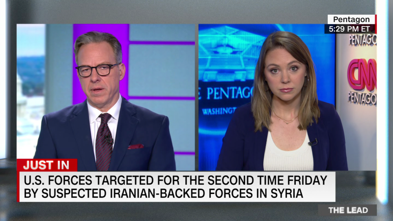 U.S. forces targeted for a second time Friday by suspected Iranian-backed forces in Syria | CNN
