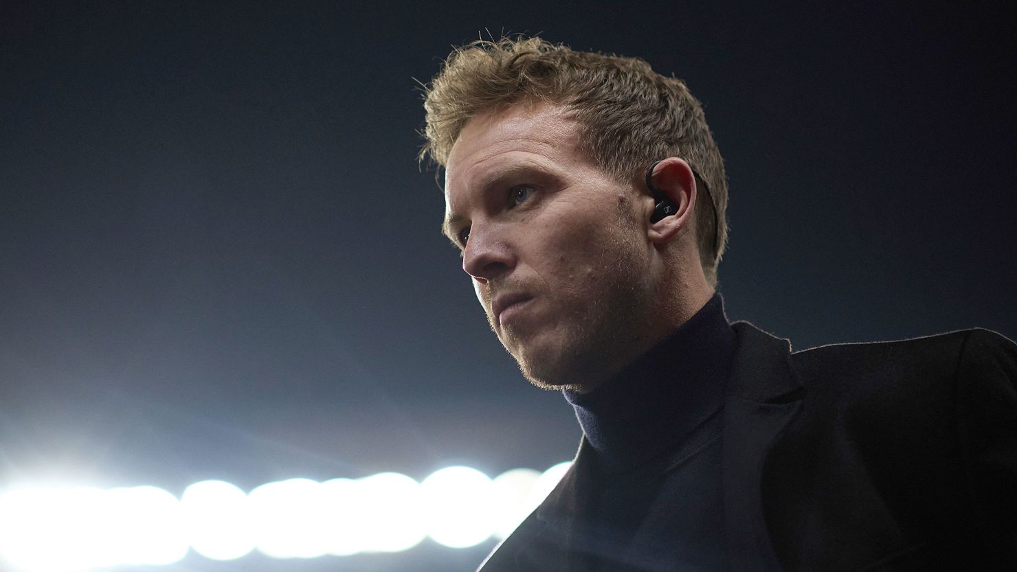 Julian Nagelsmann attends Bayern Munich's Champions League game against PSG on February 14.