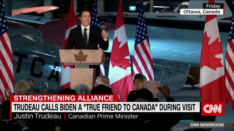 Leaders of U.S. and Canada reaffirm alliance | CNN