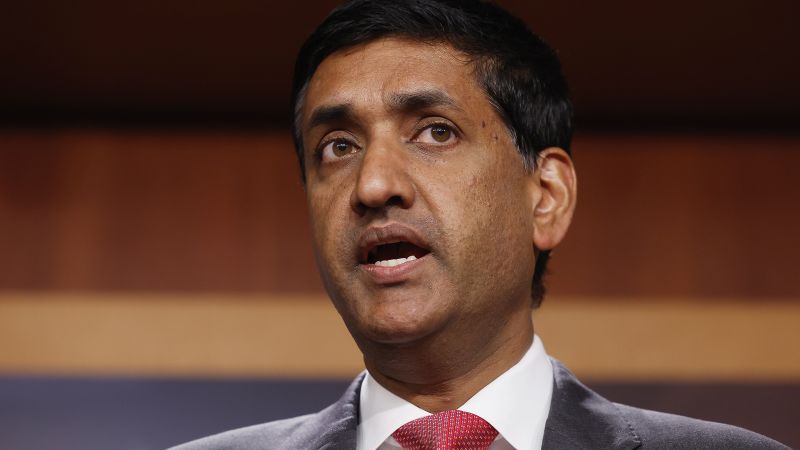 NextImg:Democratic Rep. Ro Khanna announces he won't seek California Senate seat, endorses Rep. Barbara Lee | CNN Politics
