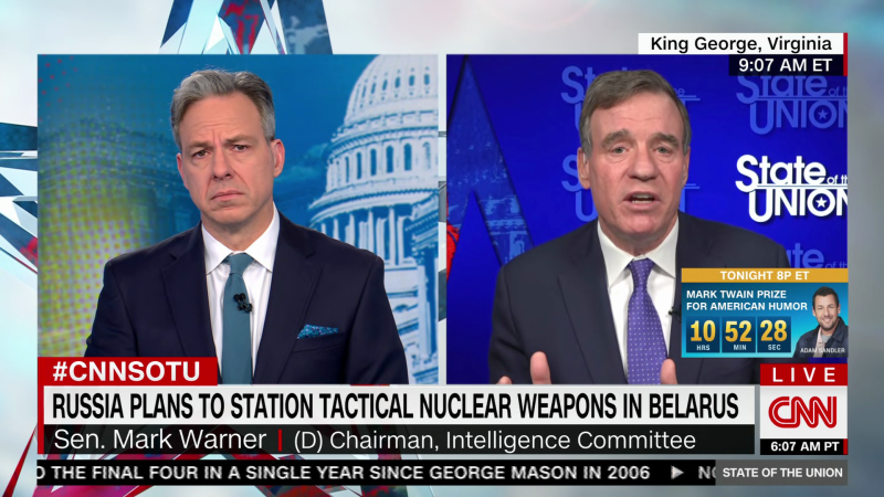 ‘Putin is a dangerous man’: Senate Intel chair reacts to Russia putting tactical nukes in Belarus | CNN Politics