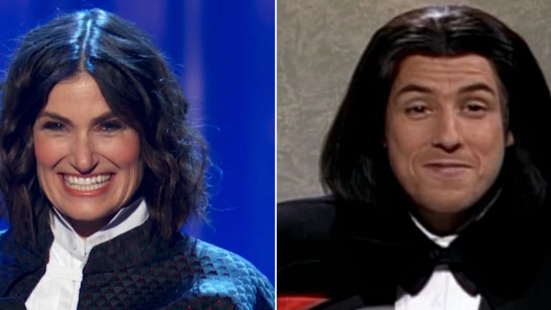 Video: Idina Menzel recreates Adam Sandler’s famous ‘SNL’ role | CNN