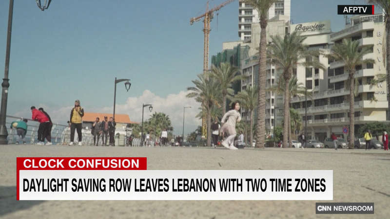 Lebanon is caught between two time zones  | CNN
