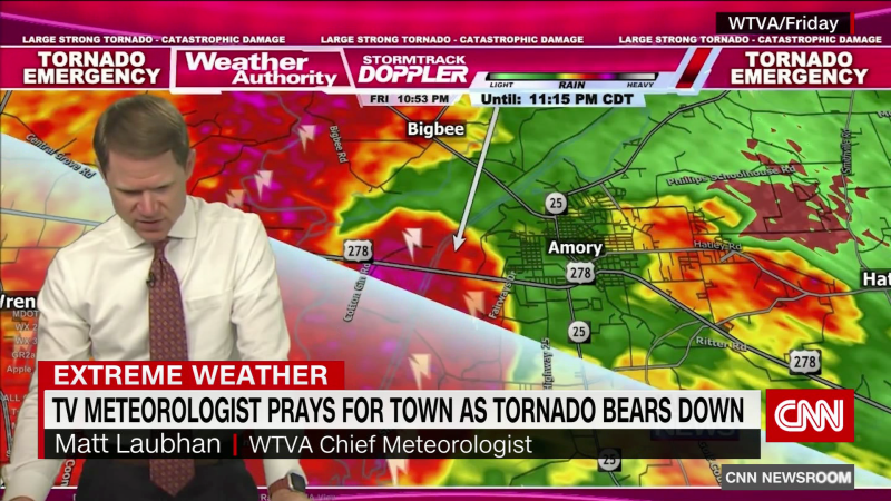 Mississippi meteorologist who prayed on air during tornado coverage speaks to CNN | CNN