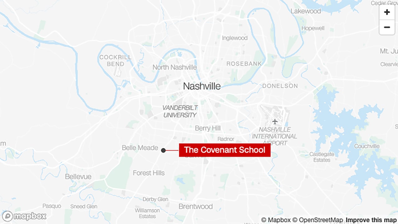 Nashville school shooting MAP 230327