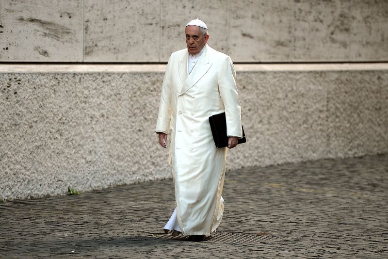 NEXTSHARK MIN READ Pope Francis Wears Custom Anime Coat While in Japan   iFunny