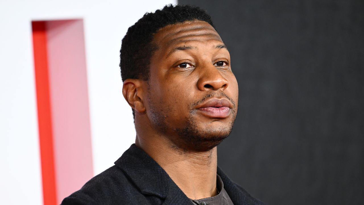 Jonathan Majors at the "Creed III" premiere in London on Feb. 15.