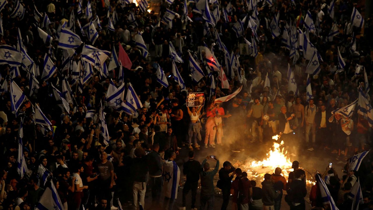 Netanyahu's proposed reforms incited several weeks of protests.