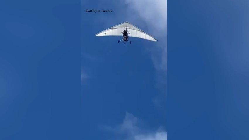 screengrab cuba migrant hang glider