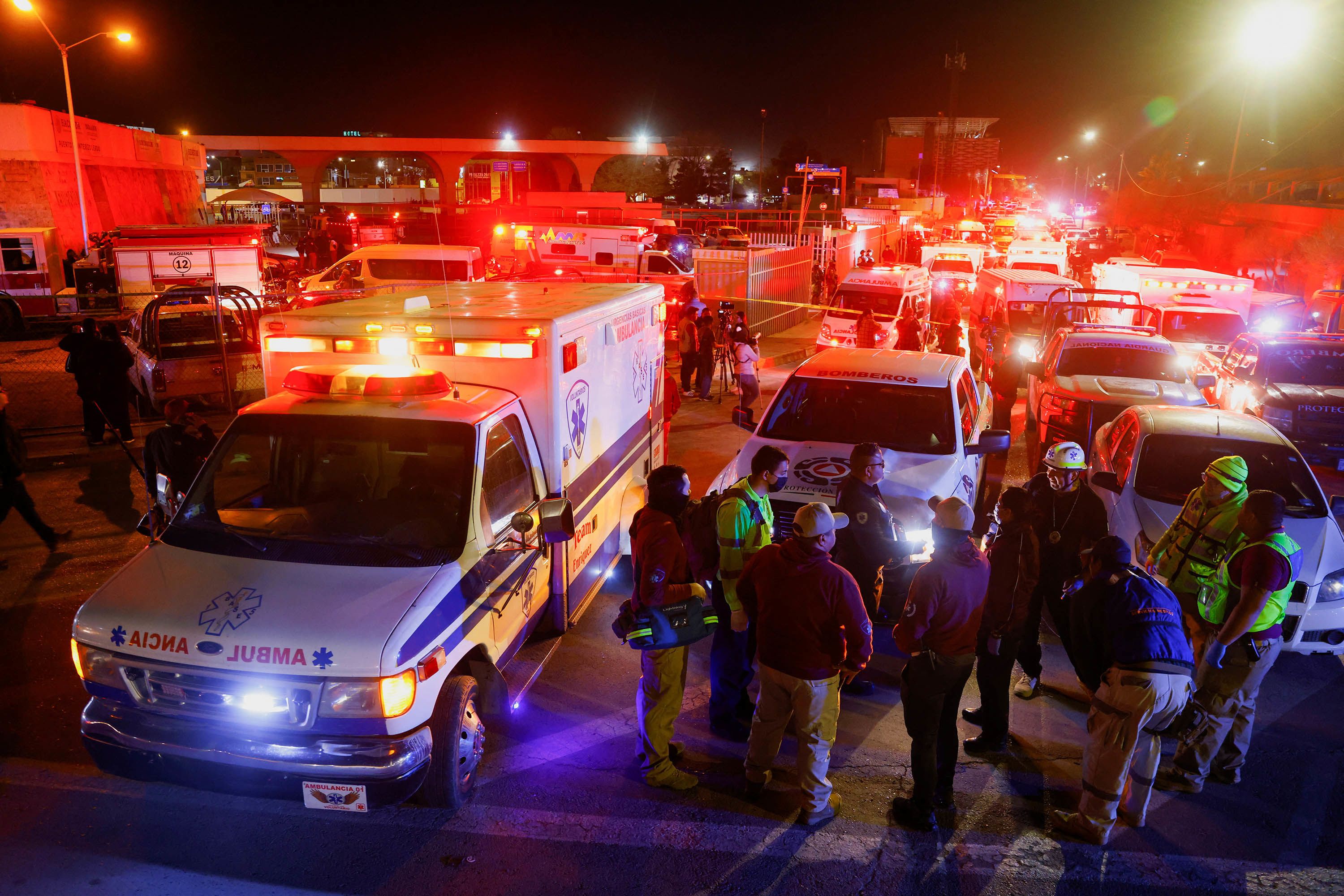 Blaze kills at least 38 people at migrant detention center near Mexico-US  border