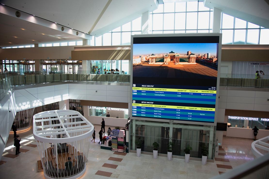 Mongolia's new Chinggis Khaan International Airport. 