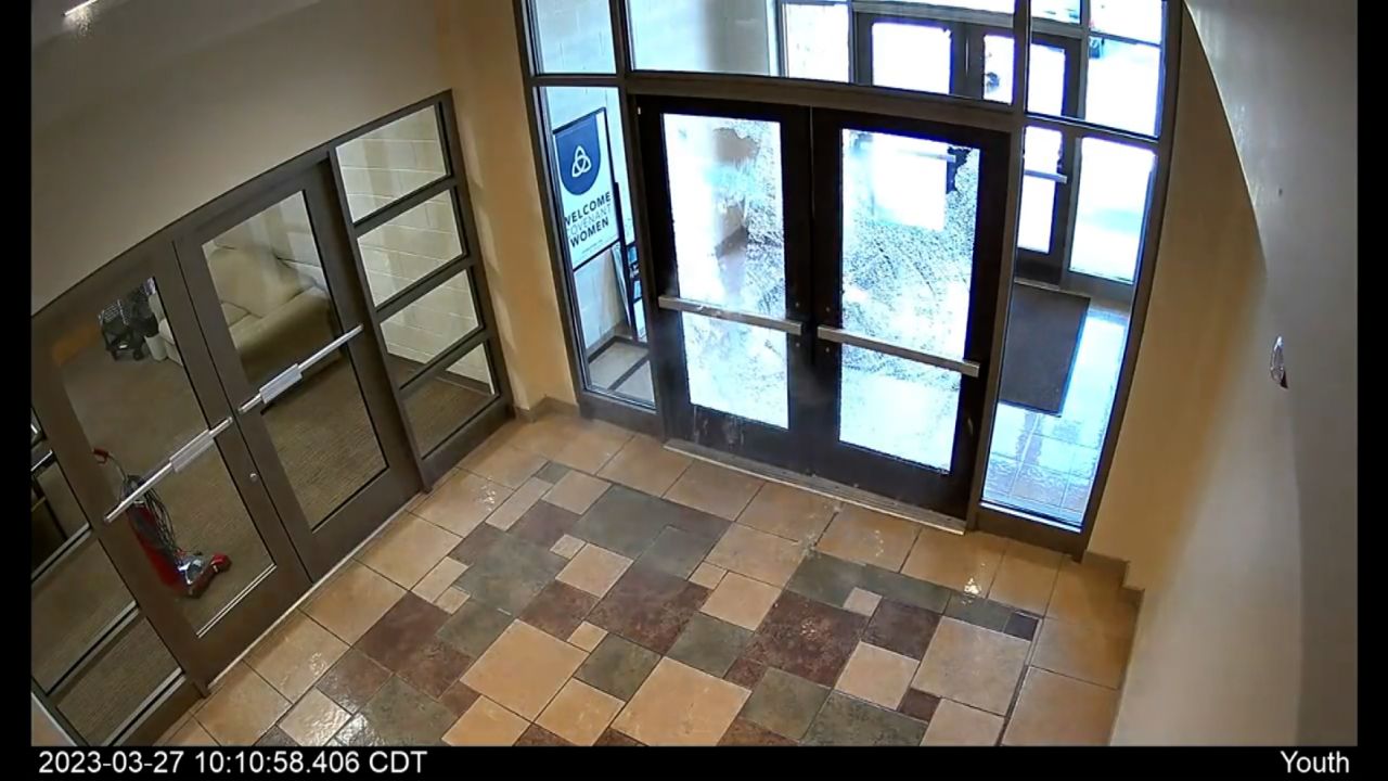 Audrey Hale shot throught the doors at The Covenant School to gain entry.