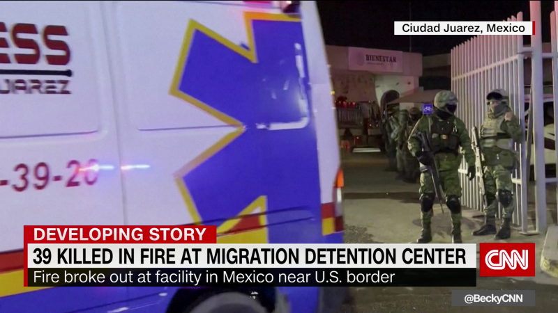 Blaze at migrant detention center near Mexico-US border | CNN