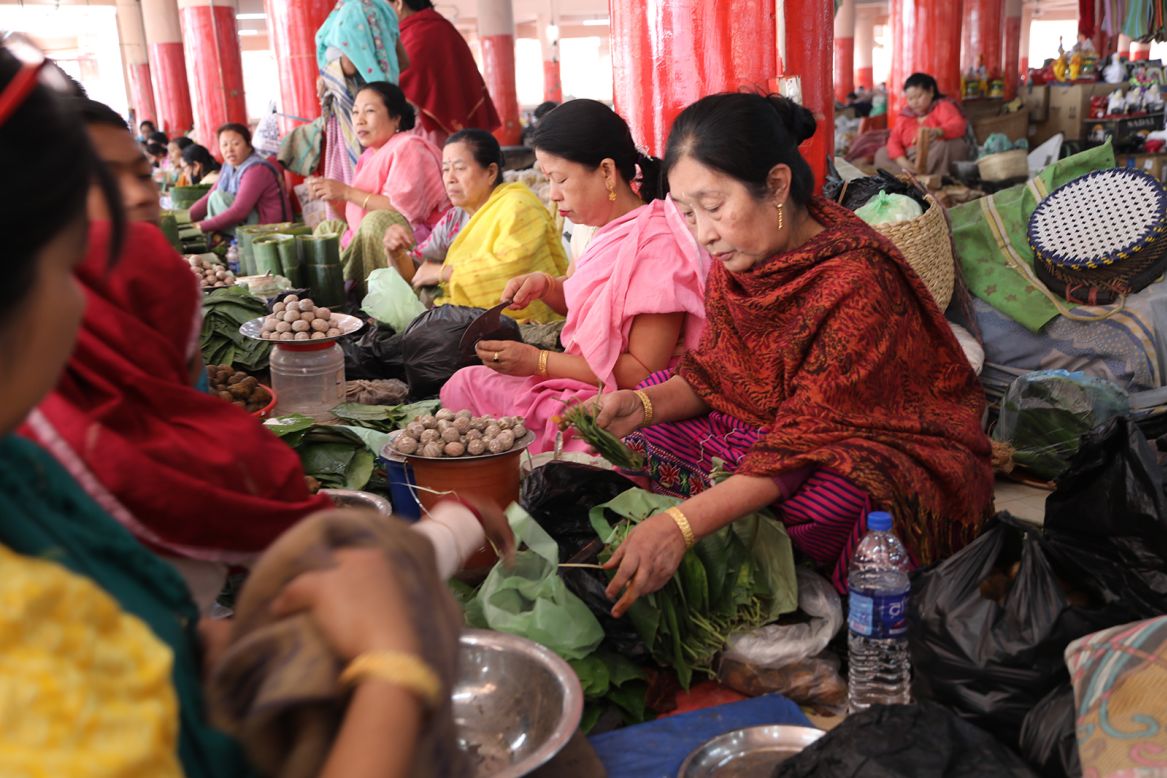 <strong>Ima Keithel:</strong> The 'Mother's Market' in northeast India is widely believed to be the world's largest market run entirely by women. Click through to learn more.