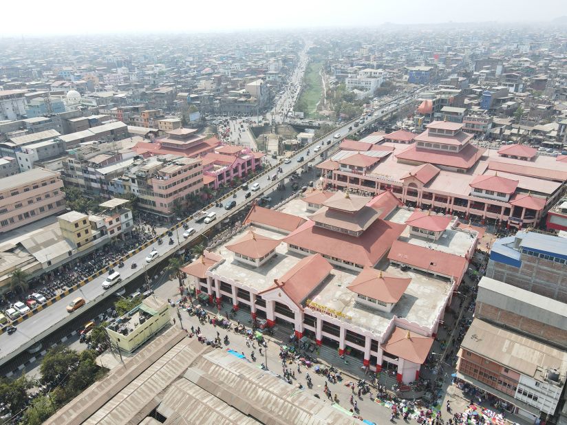 <strong>The overview: </strong>The market is in Imphal, the capital of India's northeastern state of Manipur, near the border with Myanmar.