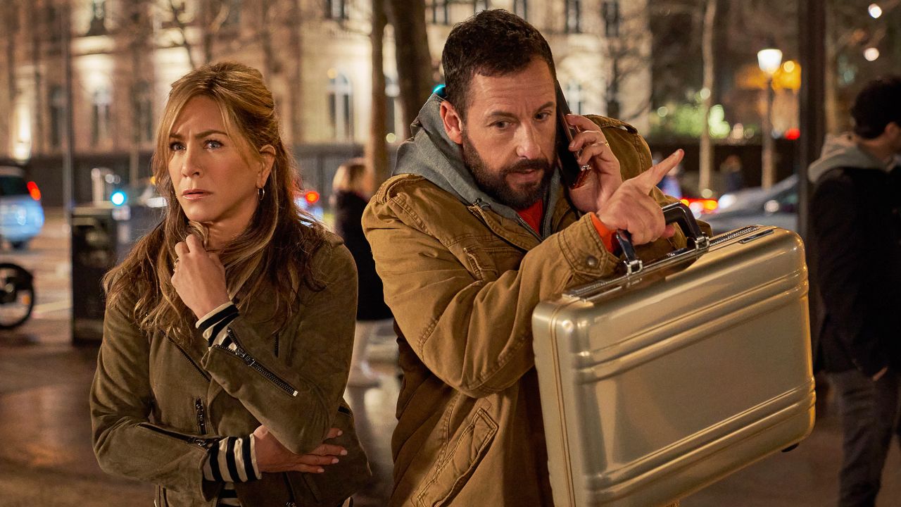 Jennifer Aniston and Adam Sandler are back on the case in "Murder Mystery 2."