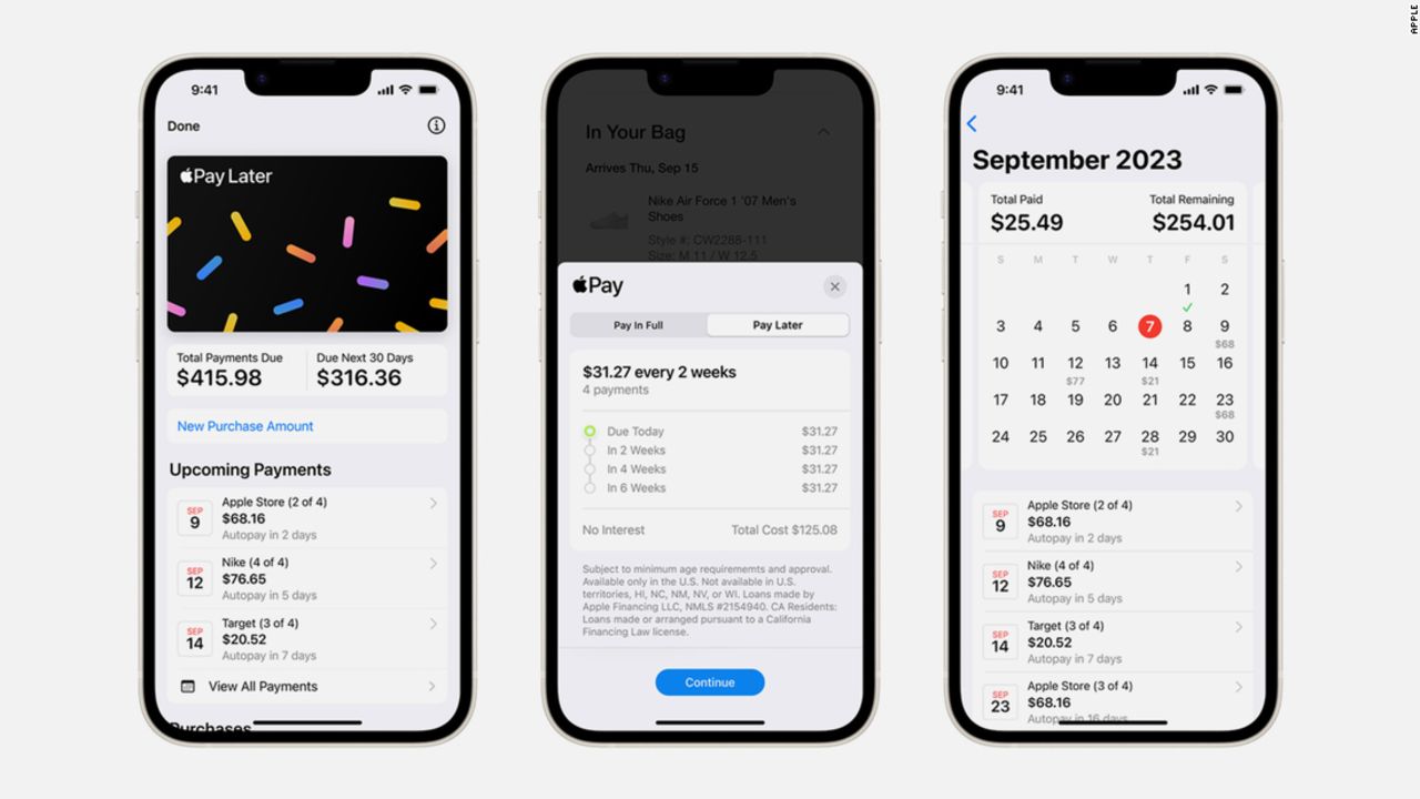 Apple launches buy now, pay later service | CNN Business