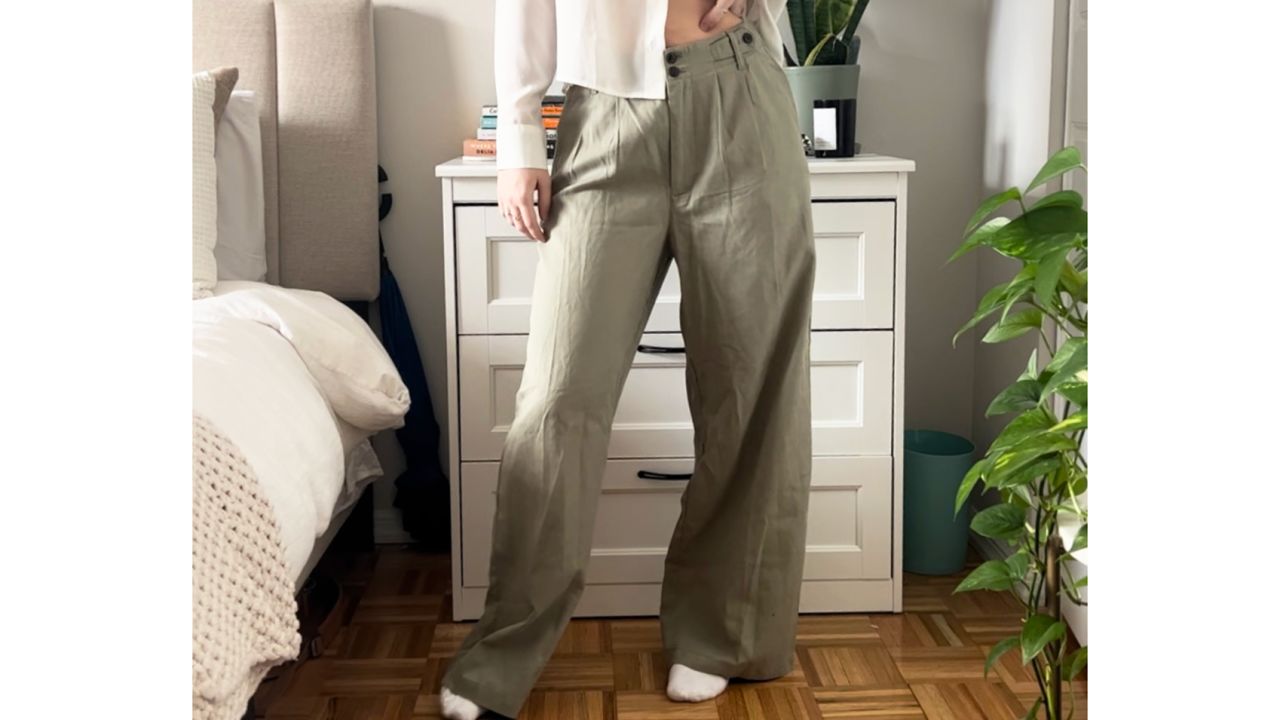 underscored Madewell Harlow Wide-Leg Pant