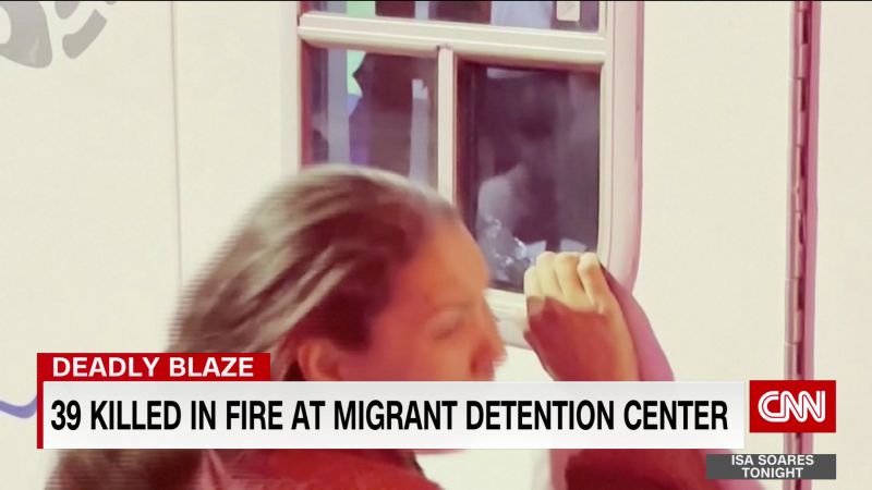 Mexican president: Migrants started fire during a protest | CNN