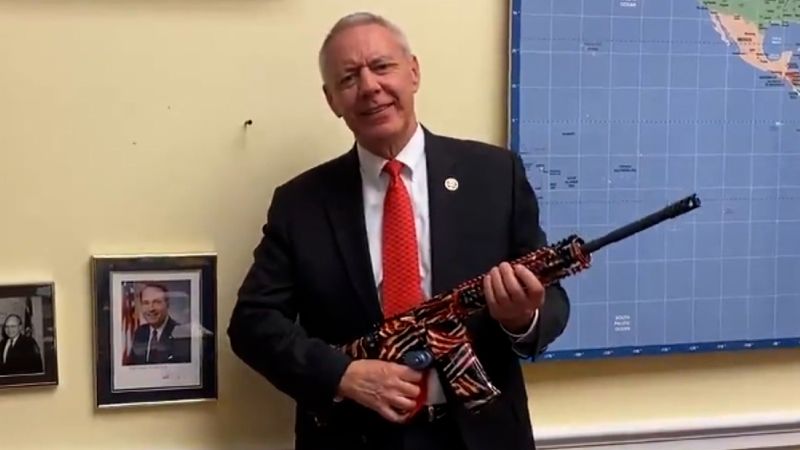 NextImg:See GOP lawmaker's response to his 2020 video with AR-15 | CNN Politics