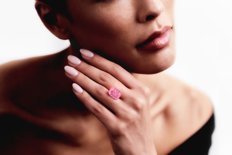 The pink star on sale ring