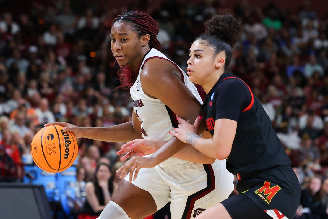 Aliyah Boston has starred for the Gamecocks throughout March Madness.