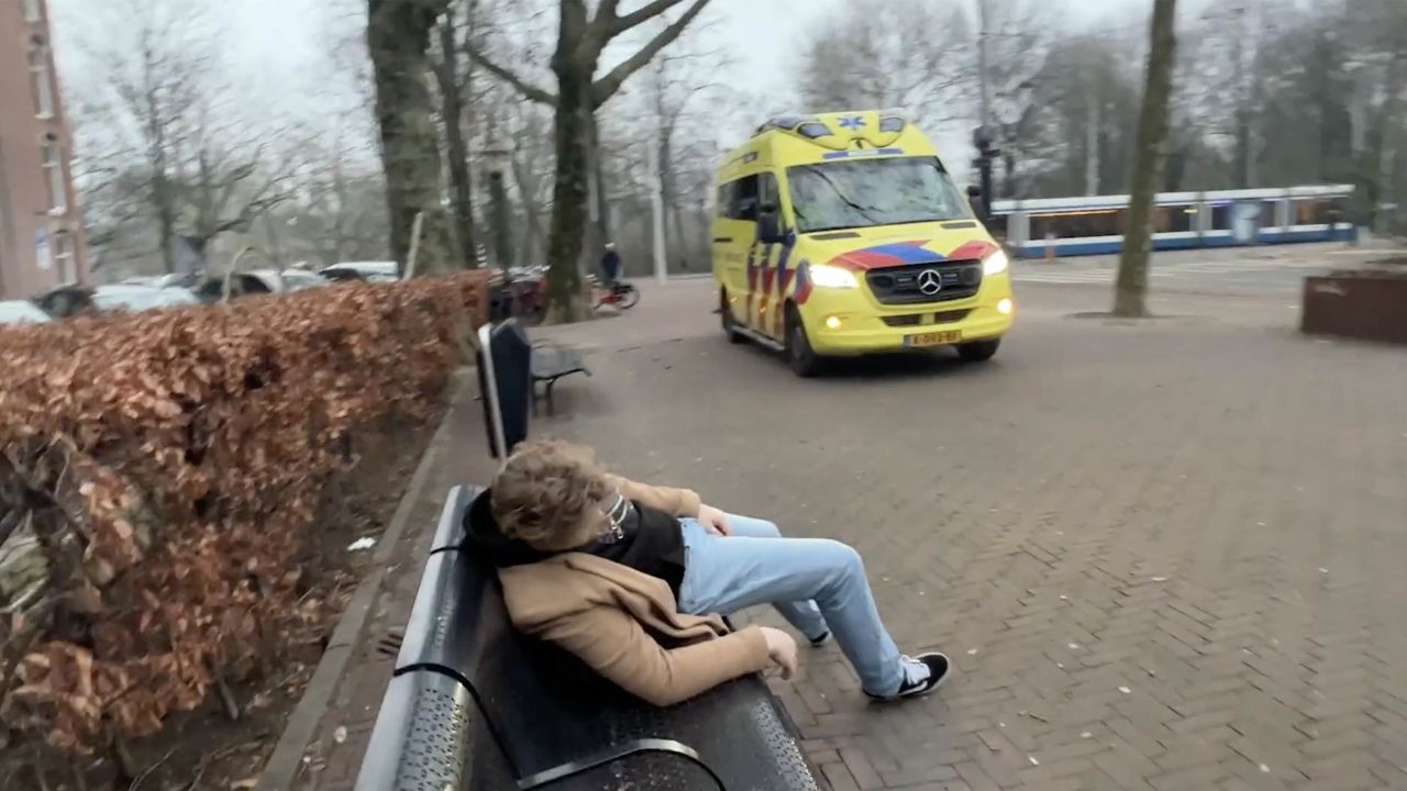 A still from Amsterdam's "Stay Away" video campaign discouraging tourists from visiting for a "messy night."