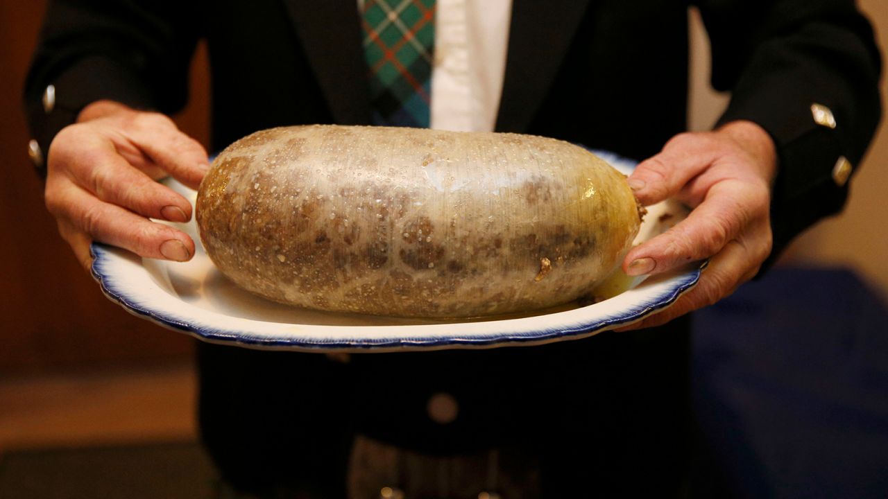 Imports of Scottish haggis are banned from the United States. 