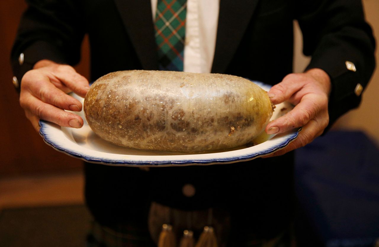 Imports of Scottish haggis are banned from the United States. 