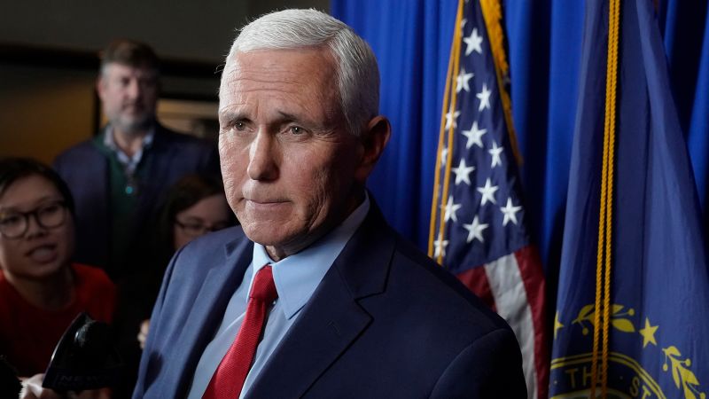 NextImg:Mike Pence won't appeal ruling ordering him to testify in special counsel probe, spokesman says | CNN Politics