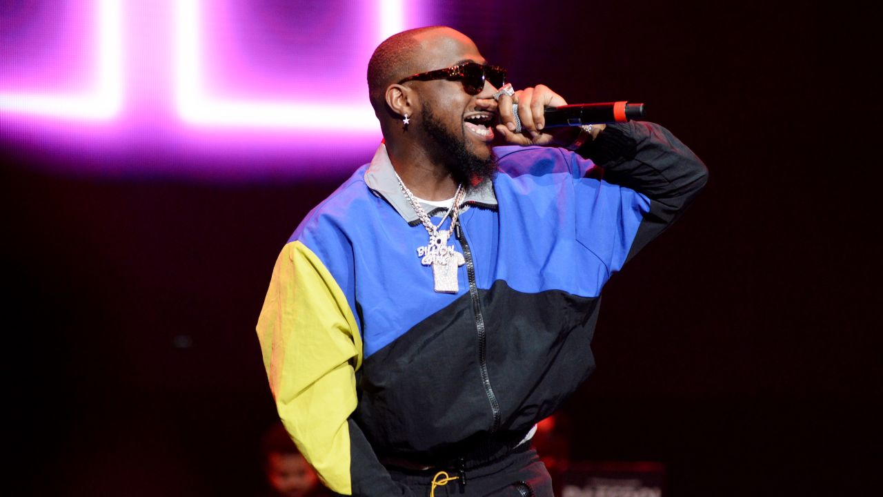 Davido, performing onstage in 2019, has released his fourth studio album, called "Timeless."