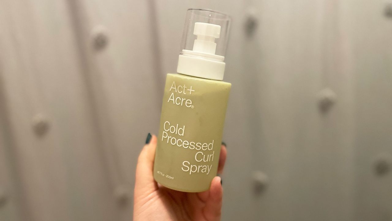 underscored Act+Acre Cold Pressed Curl Spray