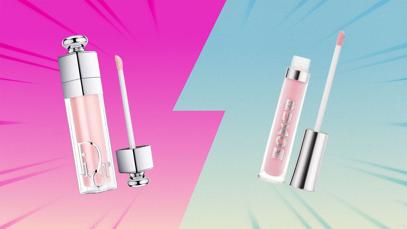 Dior Addict Lip Maximizer Plumping Gloss vs. Buxom Full-On Plumping Lip  Polish