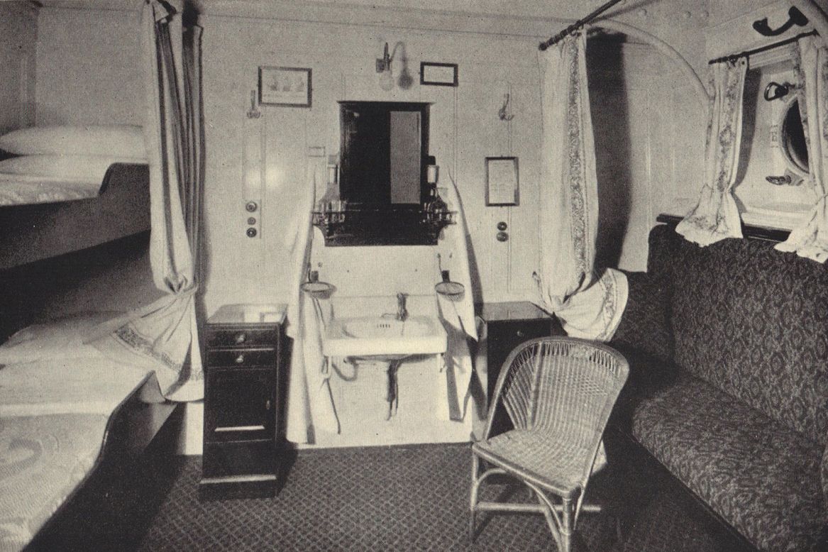 <strong>Life at sea: </strong>The voyage took place aboard the SS Laconia, a Cunard passenger liner chartered by the American Express Company for the occasion. In her journal, Eleanor writes of on-board leisure activities including lectures on the history and language of the Laconia's destinations, a "camera club," costume ball and classical music concerts.