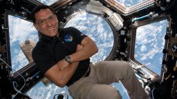 (Oct. 1, 2022) --- NASA astronaut and Expedition 68 Flight Engineer Frank Rubio is pictured inside the cupola, the International Space Station's "window to the world," as the orbiting lab flew 263 miles above southeastern England. 