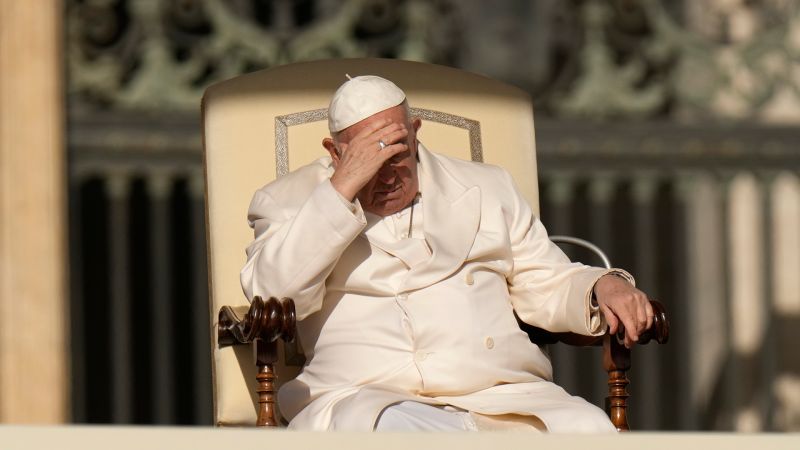 Pope Francis Hospitalized For Several Days With Respiratory Infection   230329160419 Pope Francis 230329 