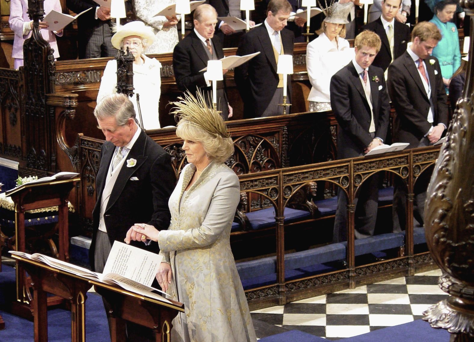 Camilla and Charles were married at Windsor Castle in April 2005.